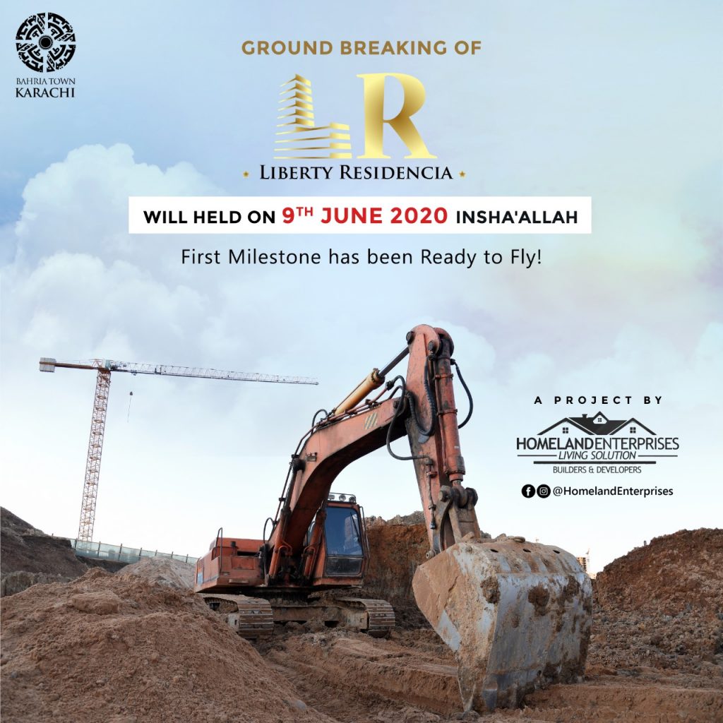 The groundbreaking Ceremony Of The Liberty Residency Bahria Town Karachi