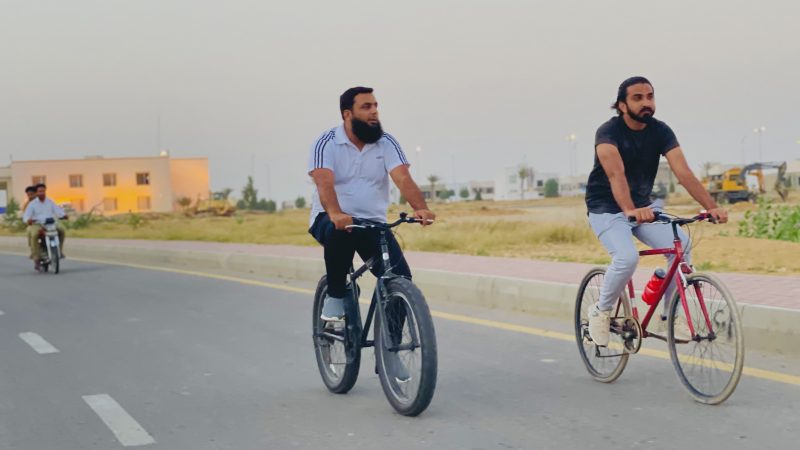 Cycling in Bahria Town Karachi